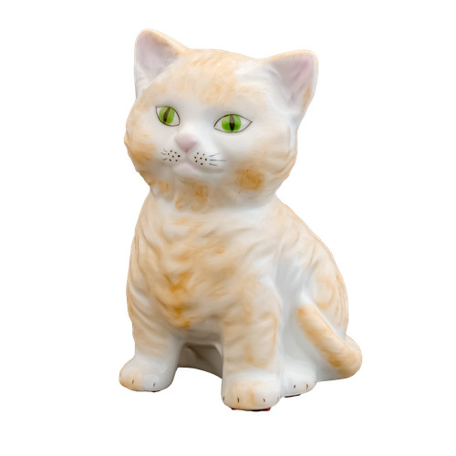 Spardose katze figur sitzend - spardose,