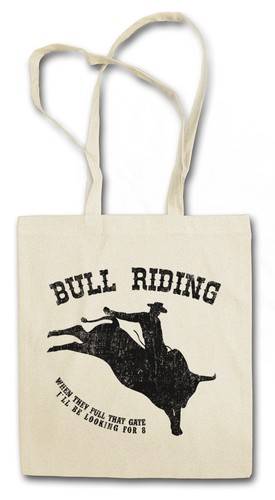 Bull riding shopper - bull,