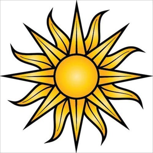 Autoaufkleber sonne gelbes - autoaufkleber,