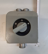 Neu DDR 63A Sterndreieckschalter inkl. 3 orig. Alukabelverschraubungen 660V 50Hz