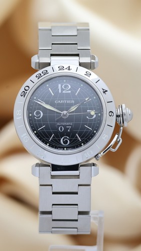 Cartier pasha big date 35mm - pasha, c
