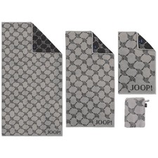 Handtücher Frottiertücher JOOP! Classic Cornflower 1721 77 Platin Kornblumen