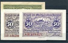 Jarmen 3 Scheine Notgeld