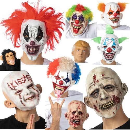 Latex halloween maske - latex, kostÜm