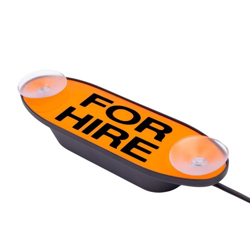 Lettercraft taxi for hire - "for, hire"