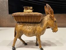 Esel Zigarettenspender mit Feuerzeug Raucher Deko 60ger Jahre gebraucht selten