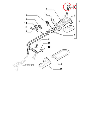 Schaltknauf alfa romeo 156 - schaltknauf,