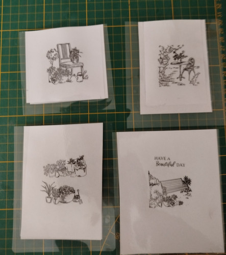 4er set klarsicht stempel - set, klarsicht-stempel