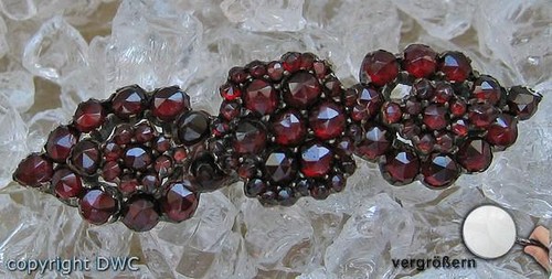 Granatbrosche brosche nadel - granatbrosche,