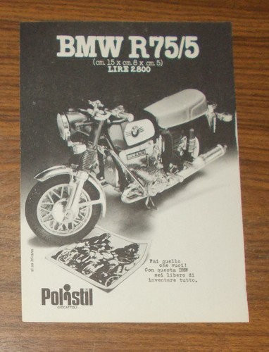 Seltene werbung polistil - bmw, r