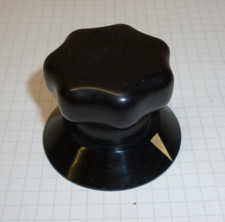 Zeiger-Drehknopf, Drehknauf, Meßgeräte, 48mm Ø - 6mm Achse Stiftschraube  [DK12]