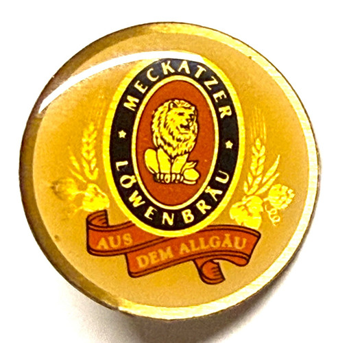 Meckatzer löwenbräu bier pin - löwenbräu,