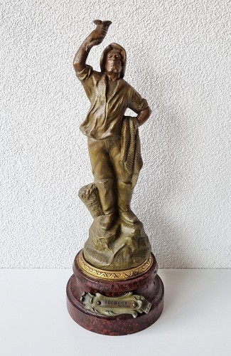 Schöne zinkguss figur - zinkguss, /