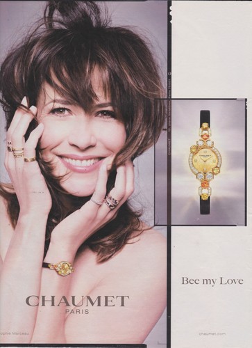 Werbung presse uhr chaumet - werbung,