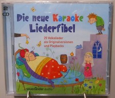 Kinder Karaoke 2x CD Die neue Liederfibel 25 Lieder Original und Playback #T1353