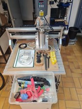 cnc portalfräse gebraucht, Verfahrweg 500/370/60mm; Estlcam Steuerung, + Zubehör