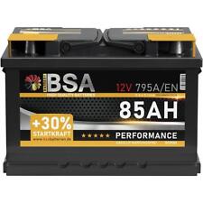Autobatterie 12V 85Ah +30% Startkraft Starterbatterie Batterie ersetzt 80Ah 74Ah