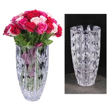 Klarglas Blumenvase schwer