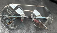 Swarovski Sonnenbrille Türkis Silber Top Zustand