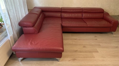 Echtleder sofa eckcouch - echtleder,
