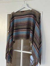 Missoni Poncho metallic