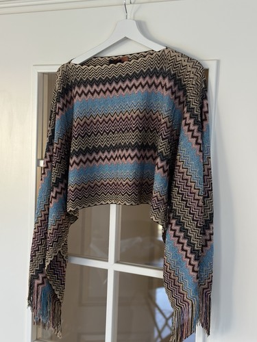 Missoni poncho metallic - poncho,