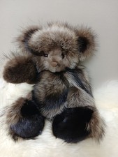 Waschbär teddybär aus echtem - aus,
