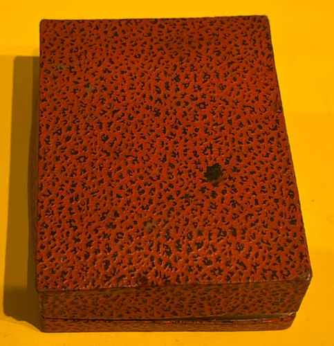 Altes taschenuhr papp etui - papp,