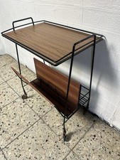 Beistelltisch - Servierwagen - Zeitungsständer - String 70er Jahre Tisch Ablage