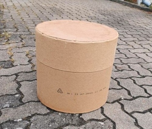 Tonne papptonne hocker - tonne,