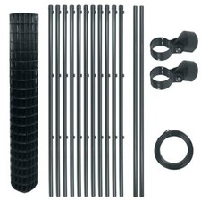 Schweißgitterzaun Komplettset