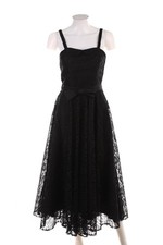 MISS ASTOR Abendkleid Cocktailkleid Spitze XS schwarz