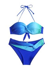 Damen`Bikini`Set`Sommer`Push`U