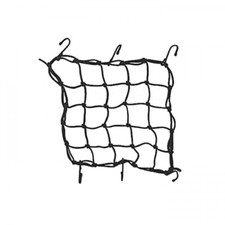 Luggage Net Black with 6 Hooks
