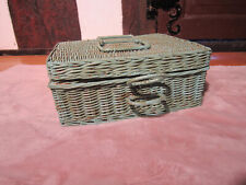 Weidenkorb Naturweide Korb Picknick Köfferchen Vintage