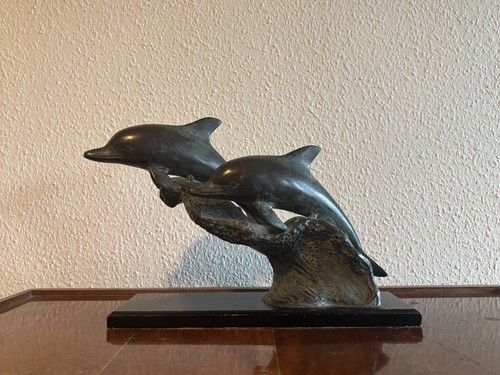 Maritime delfin skulptur aus - delfin-skulptur,