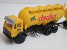 ?Mercedes Futtermittelsilo mit Anhänger 1:87 Kibri 10064 gebauter Bausatz #4104