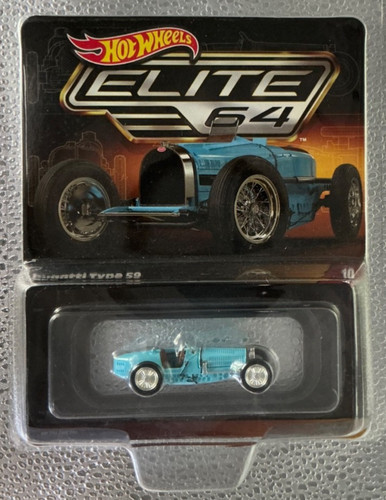 Hot wheels elite - 64, bugatti