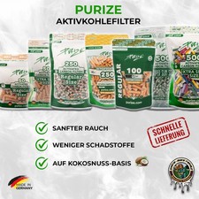 PURIZE Aktivkohle Filter Tips