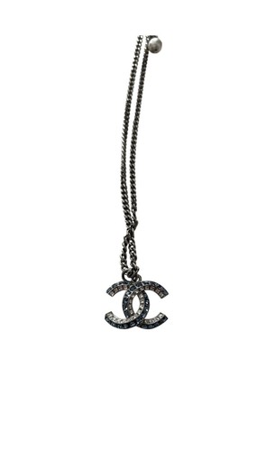 Chanel kette silber glitzer - chanel,