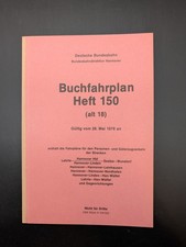 Buch Buchfahrplan Heft 150