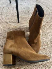 Stiefelette Gr.37 cognac braun Leder