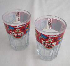 2 Havana Club - by Edel R. (Mola) - Glas Stapelglas Cocktailglas siehe Fotos