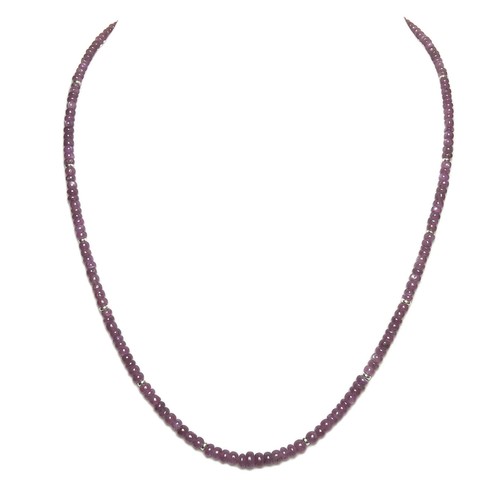 Rubin kette halskette - rubin,