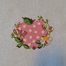 Blütenapfel Stickbild