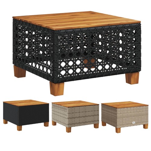 Gartentisch poly rattan - poly,