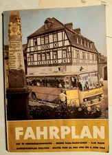 Fahrplan Bezirk Karl-Marx-Stadt 1983/1984 VE Verkehrskombinat