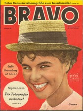 BRAVO Nr.30 von 1959 Sophia Loren, Dirk Bogarde, Ruth Leuwerik Toni Sailer - TOP