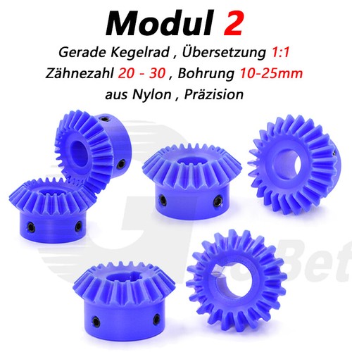 Kegelrad aus kunststoff modul - kegelrad,