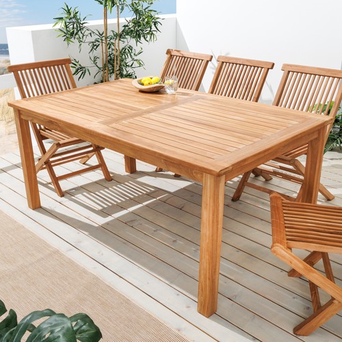 Massivholz gartentisch empire - gartentisch,